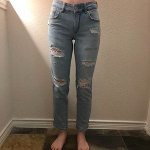 Garage Girlfriend Stretch Jeans distressed Sz 00